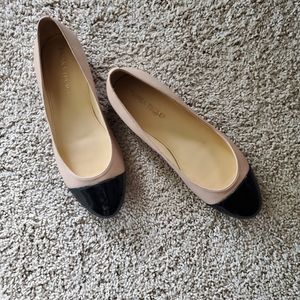 Ivanka Trump Cap Toe Leather Flats